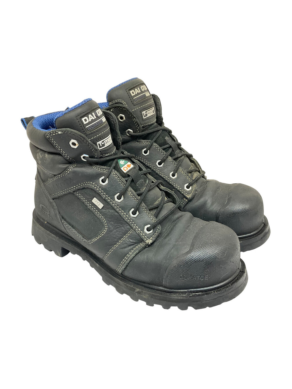 DAKOTA Men's 557 6" STCP HD3 Vibram Work Boots Black Size 10.5M